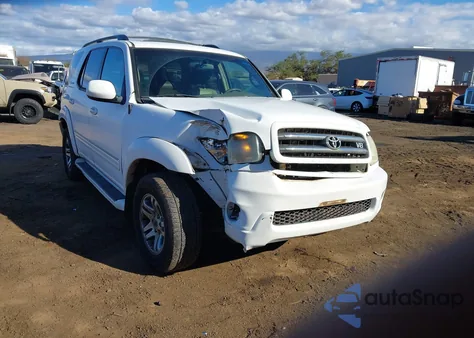 2004 Toyota Sequoia Limited V8 из США, поврежденный, VIN 5TDBT48A44S222550